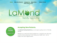 Tablet Screenshot of lamondfamilymedicine.com